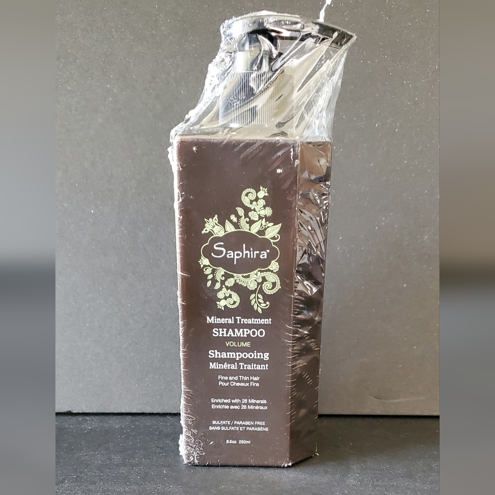 Saphira Mineral Treatment Shampoo 8.5 oz New- Still shrink-wrapped. - Picture 3 of 4